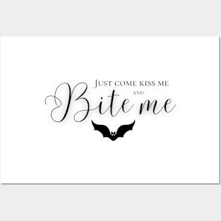 Just come kiss me and bite me - Bite me - Enhypen Posters and Art